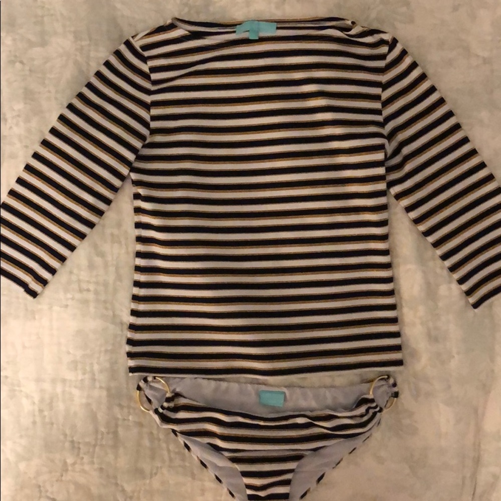 Melissa Odabash Rashguard Tankini Set